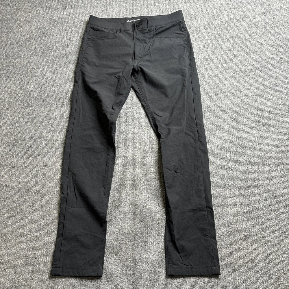 Western Rise Evolution Chino‎ Pants Men's 31x31 Black Performance Stretch Nylon